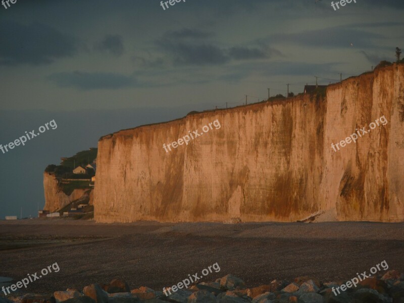 Criel Plage Normandy Cliffs Cliff France