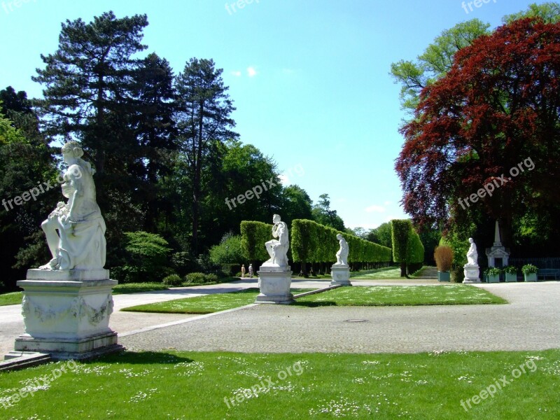 Castle Benrath Castle Park Düsseldorf Park Sculpture