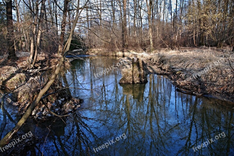 Joist Staříč Borovany River At The Mill