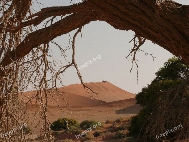 Desert Sahara Namibia Drought Soussosvlei