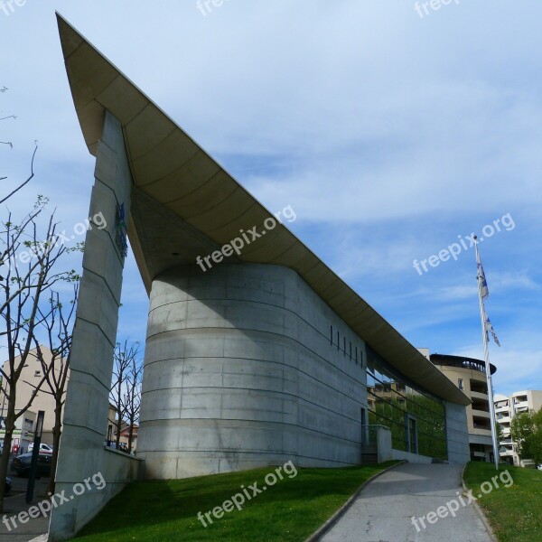 Building Urban Architecture Concrete Glass