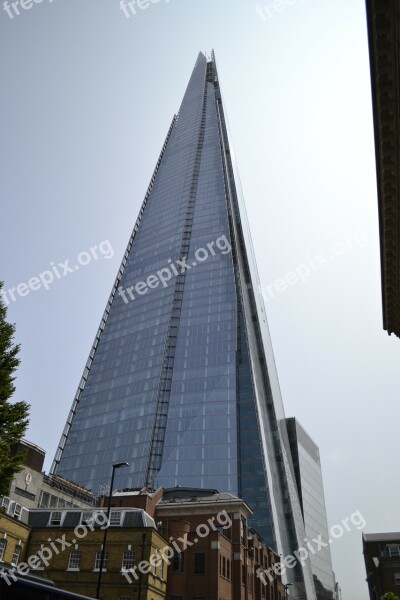 Skyscraper High Rise Shard London Street