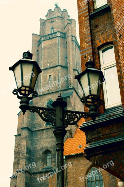 Old Lamppost The Old Town Architecture Old Town Gliwice