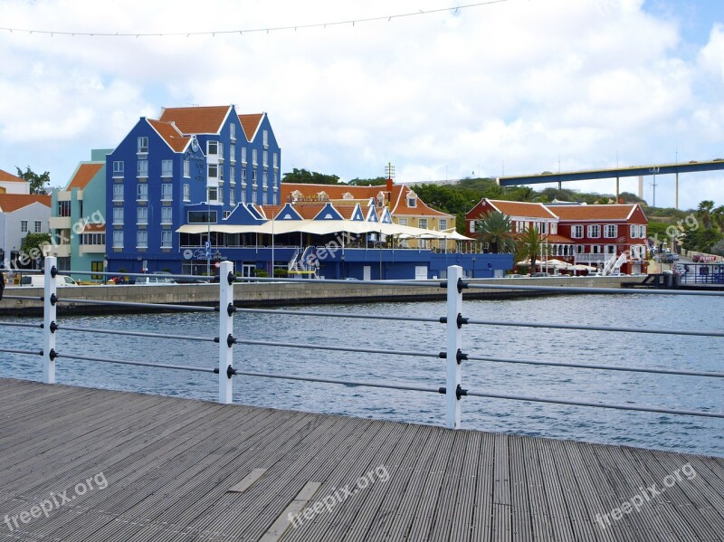 Willemstad Curacao Capital Island Houses