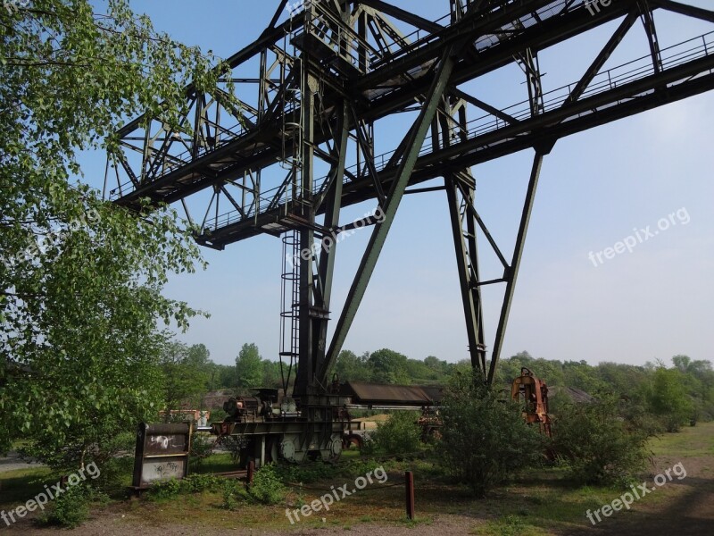 Duisburg Factory Bridge Ruhr Area North Rhine Westphalia