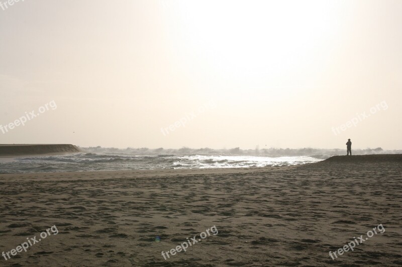 Pond Saint Andrew Beach Mar Portugal Free Photos