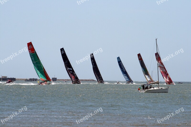 Volvo Open Race In 2012 Lisbon Regatta Free Photos