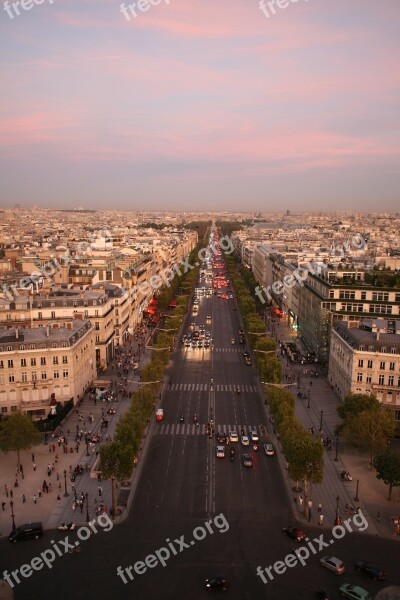 Dss Elysian Fields Avenue Paris France City Free Photos