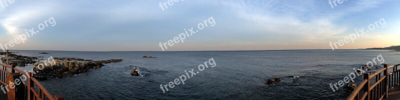 Panorama Sea Republic Of Korea Homigot Free Photos