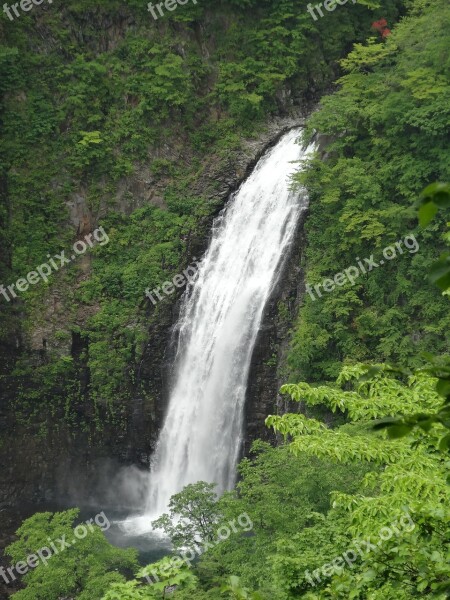 Waterfall Natural Water Japan Natural Water