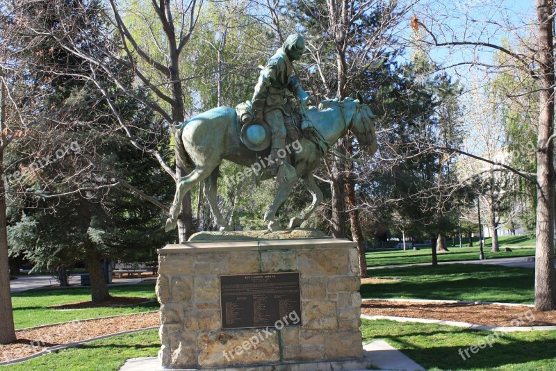 Carson City Nevada Fremont Explorer Statue