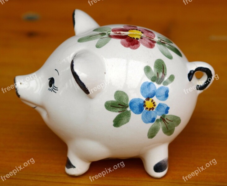 Piggy Bank Piglet Save Nostalgia Free Photos