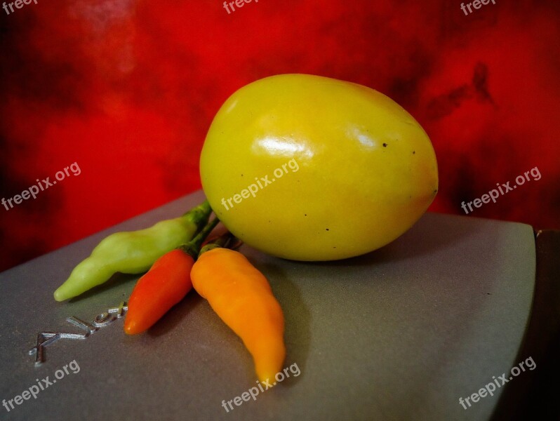 Tomato Chili Fruit Vegetables Free Photos