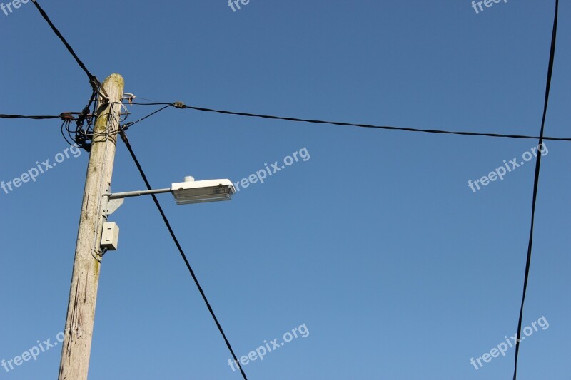 Telephone Pole Cable Power Line Landline Free Photos