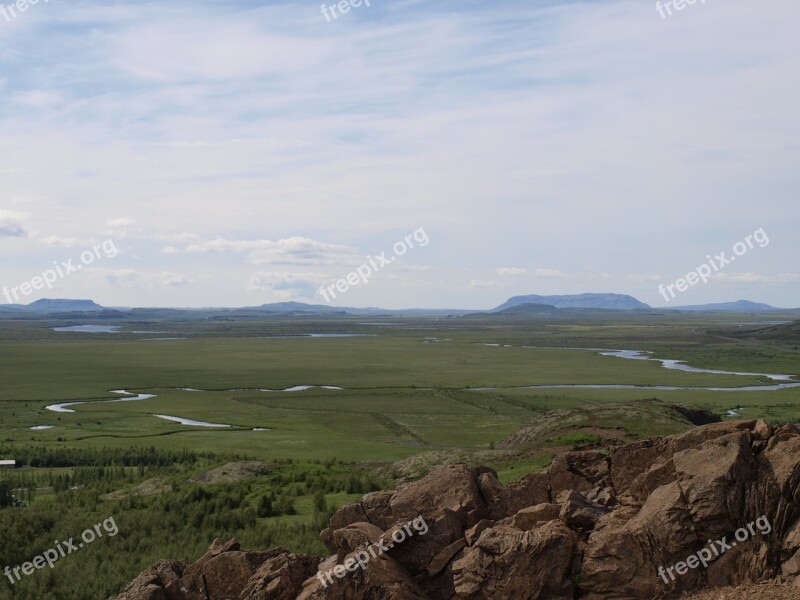 Iceland Landscape Mountains Free Photos