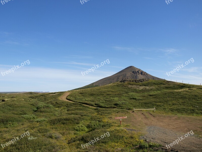 Iceland Landscape Mountain Free Photos