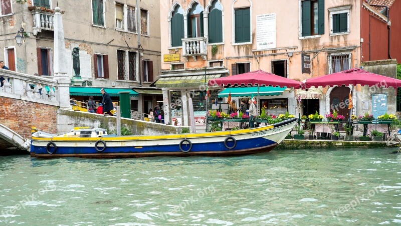 Canale Grande Boat Venice Canal Italy