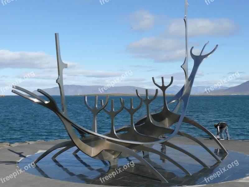 Viking Reykjavik Iceland Landmark Art