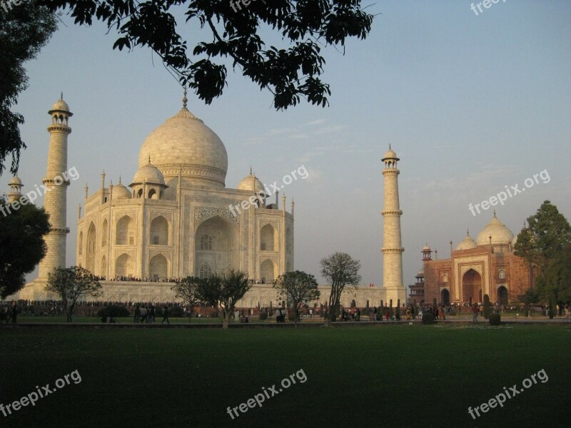 Taj Mahal India Tomb Mausoleum Free Photos