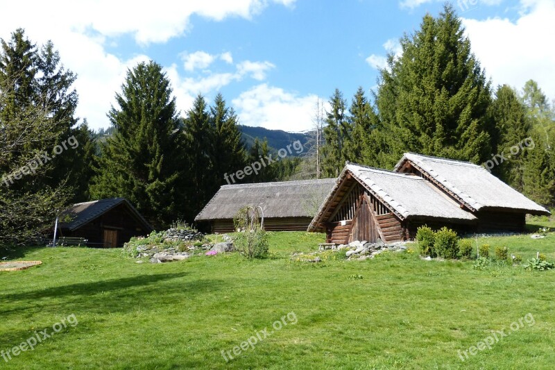 Celts Village Block House Woodhouse Alpine Hut