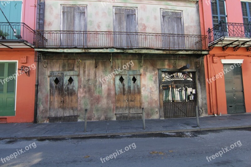 New Orleans Nola Derelict Building Derelict Building