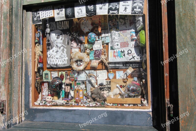 New Orleans Nola Voodoo Store Window Hoodoo