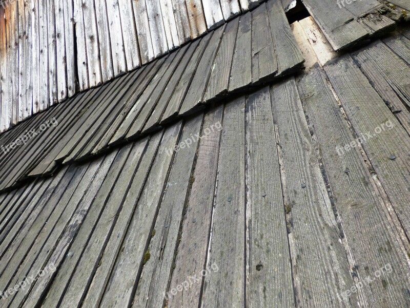 The Roof Of The Boards Cottage Village Damage