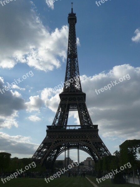 Eiffel Tower Paris France World's Fair Free Photos