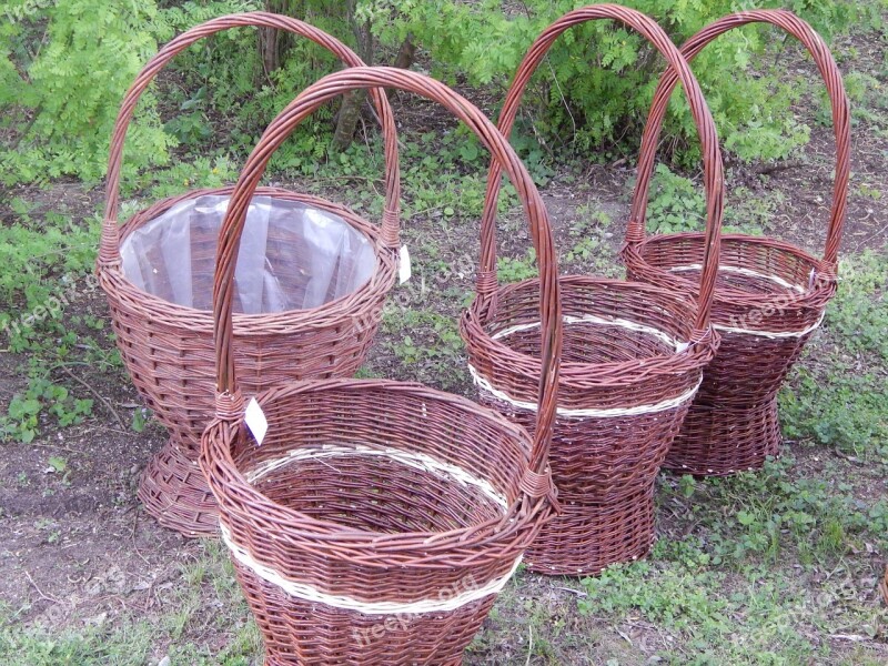 Baskets Wicker Baskets Basket Free Photos