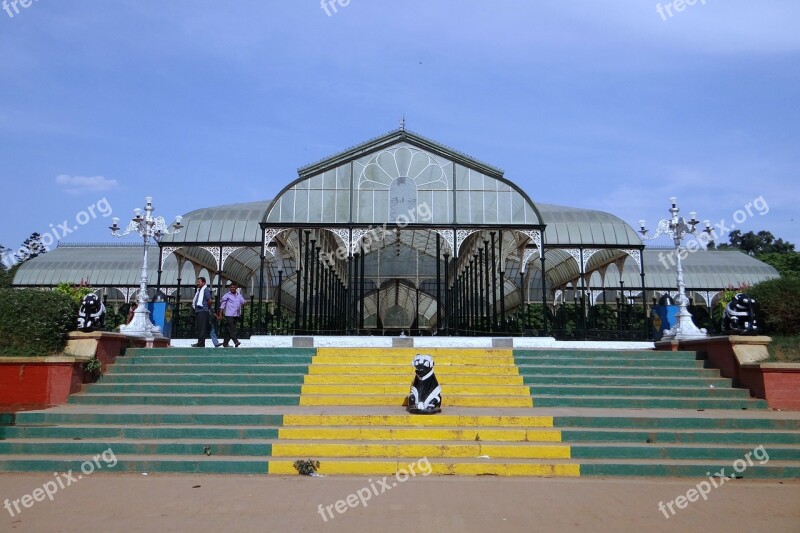 Glass House Botanical Garden Lal Bagh Bangalore Karnataka