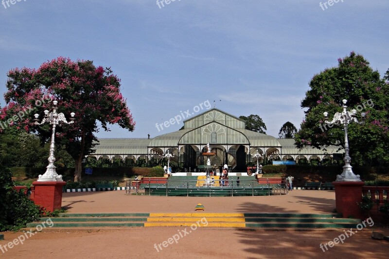 Glass House Botanical Garden Lal Bagh Bangalore Karnataka