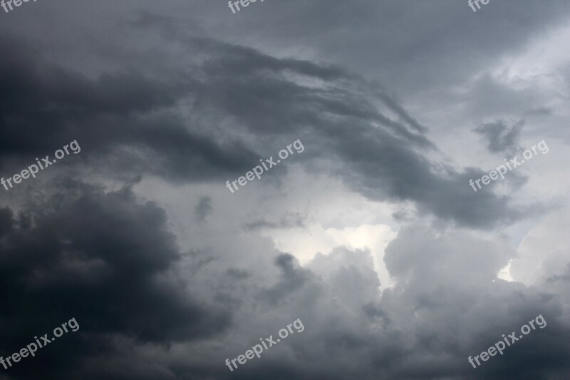 Dark Clouds Clouds After The Storm Dark Sky