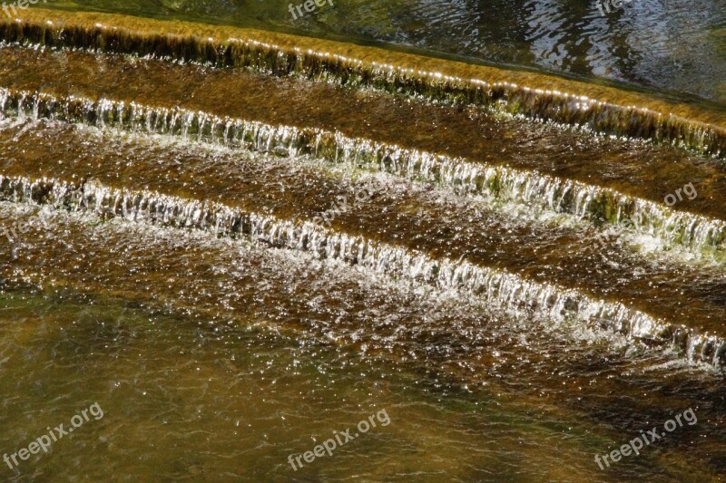 Water Staircase Lake Pond Park Analgesic