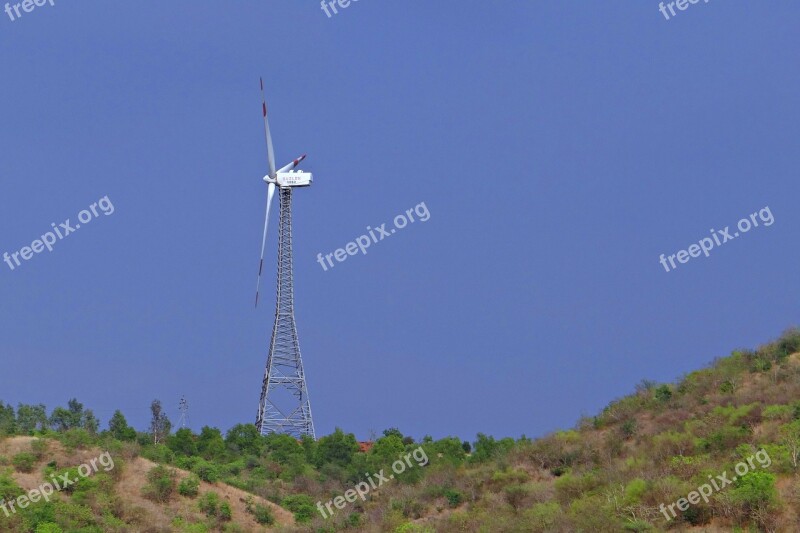 Wind Energy Wind Turbine Wind Power Chitradurga Hills Karnataka