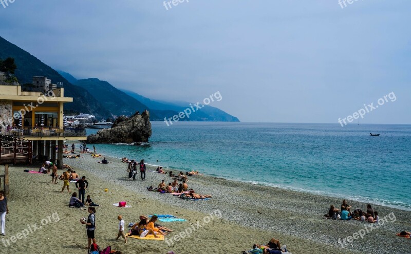 Cinque Terre Italy Beach Amalfi Coast Scenic