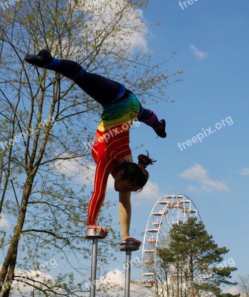 Acrobat Gymnastic Aerobics Flexibility Balance