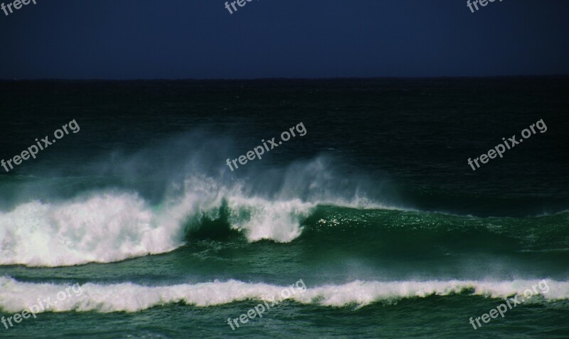 Wave Surf Sea Spray Water