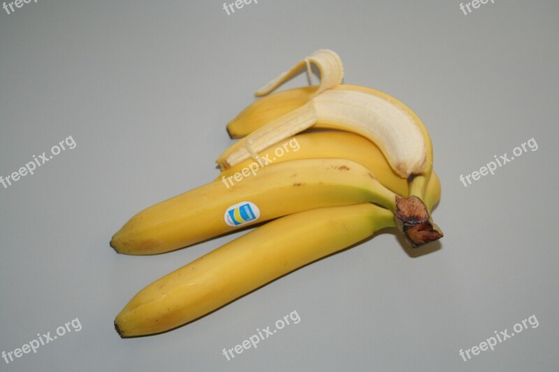 Banana Food Fruit Healthy Vitamins