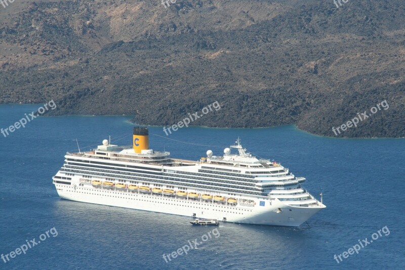 Cruise Cruise Ship Mediterranean Sea Ship