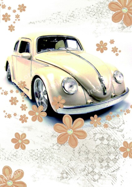 Driver's License Vw Beetle Beetle Retro Card Greeting Card