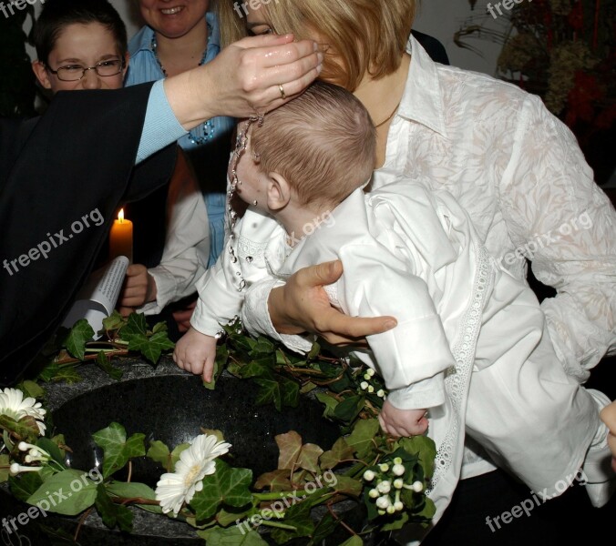 Baptism Christianity Believe Baby Child