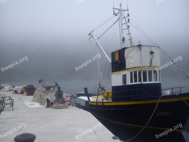 Novigrad Zadar Croatia Fishing Boat