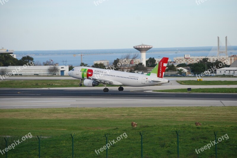 Take-off Airport Portugal Landing Strip Landing Field