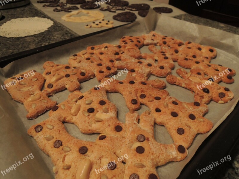 Gingerbread Man Cookies Happy Free Photos