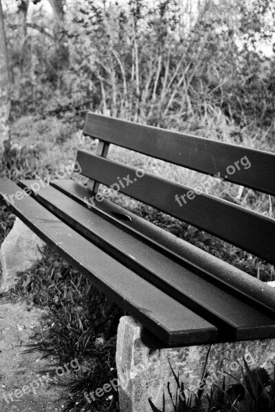 Park Bench Bank Seat Sit Rest