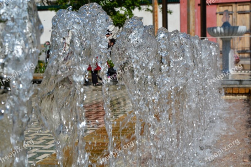 Water Fountain Water Games Bubble Wet