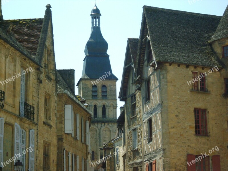 France Sarlat Old Town Free Photos