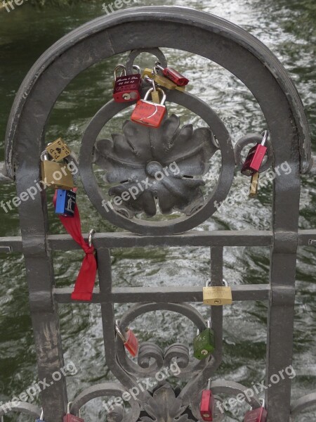 Hanging Locks Engravings Relationship Love