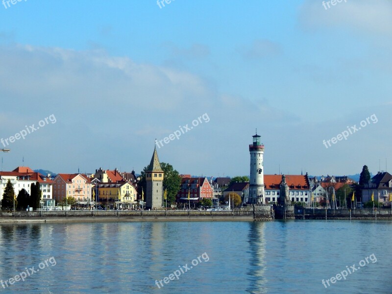 Lindau Lake Constance Lighthouse Germany Lake