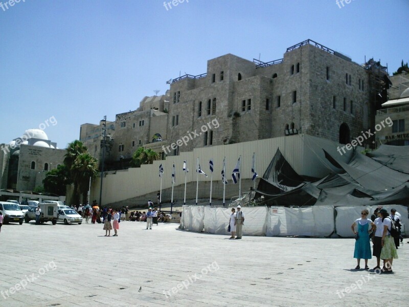 Wailing Wall Israel Kotel Jewish Free Photos